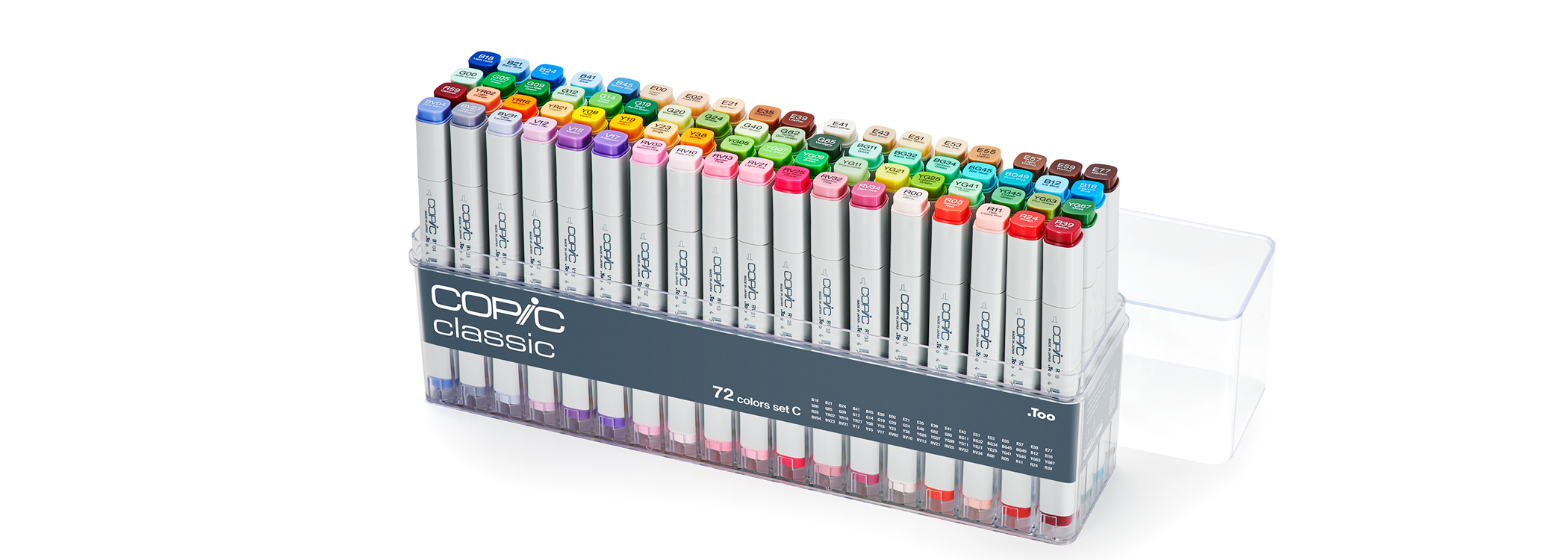 Copic Classic 72 colors set C - COPIC Official Website