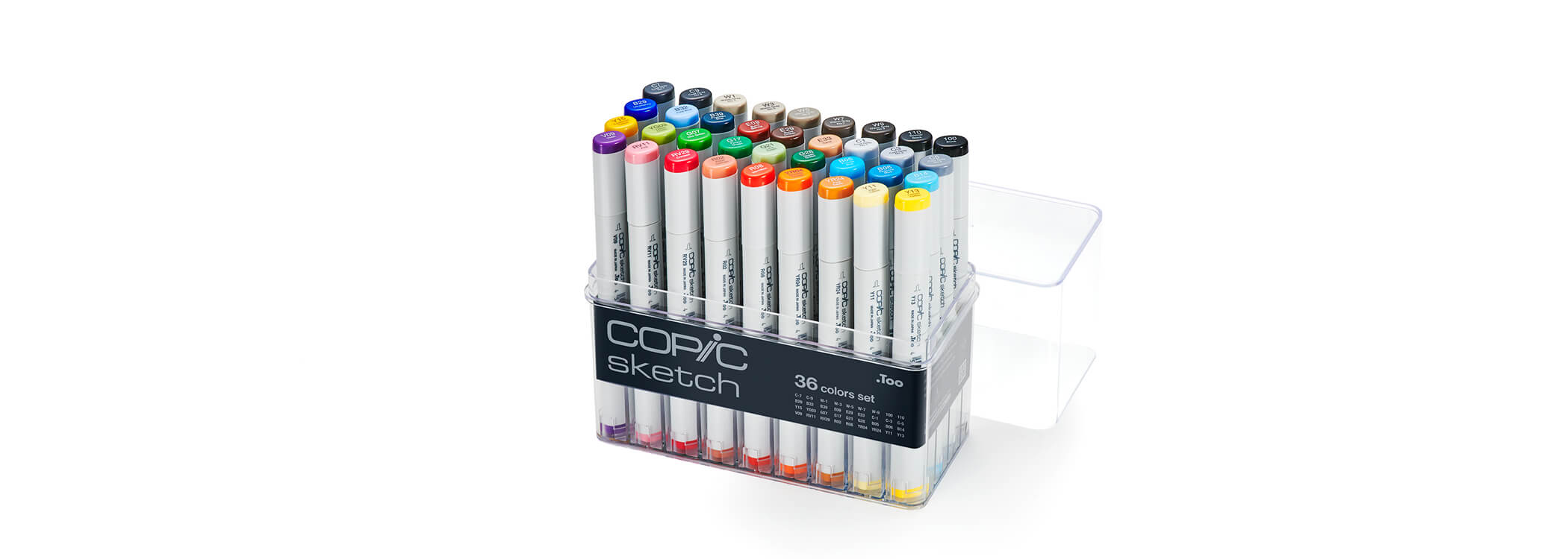 Copic Markers 36-Piece Sketch Basic Set SB36 Alcohol Ink Professional Markers 