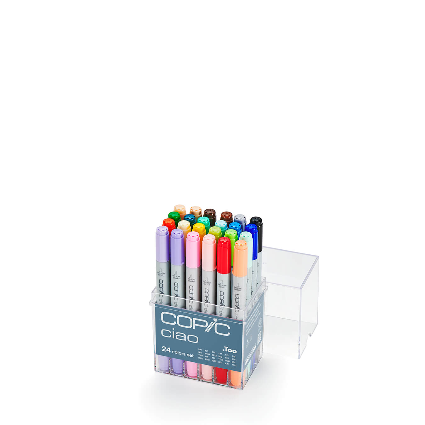 Copic Ciao Marker Twin Tipped Refillable With Copic Inks 36D Colour Set 