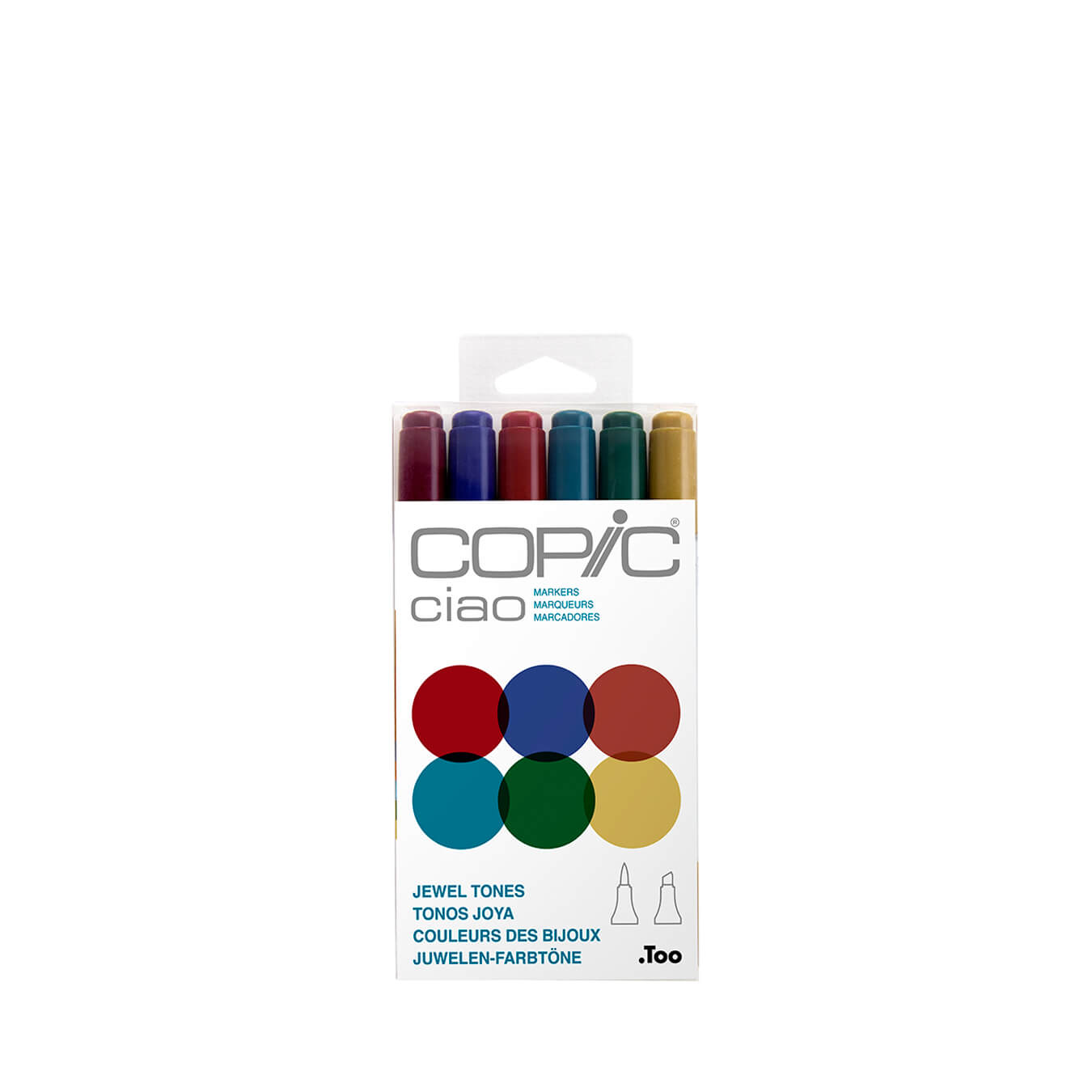 Copic Ciao 6 colors set Jewel Tones
