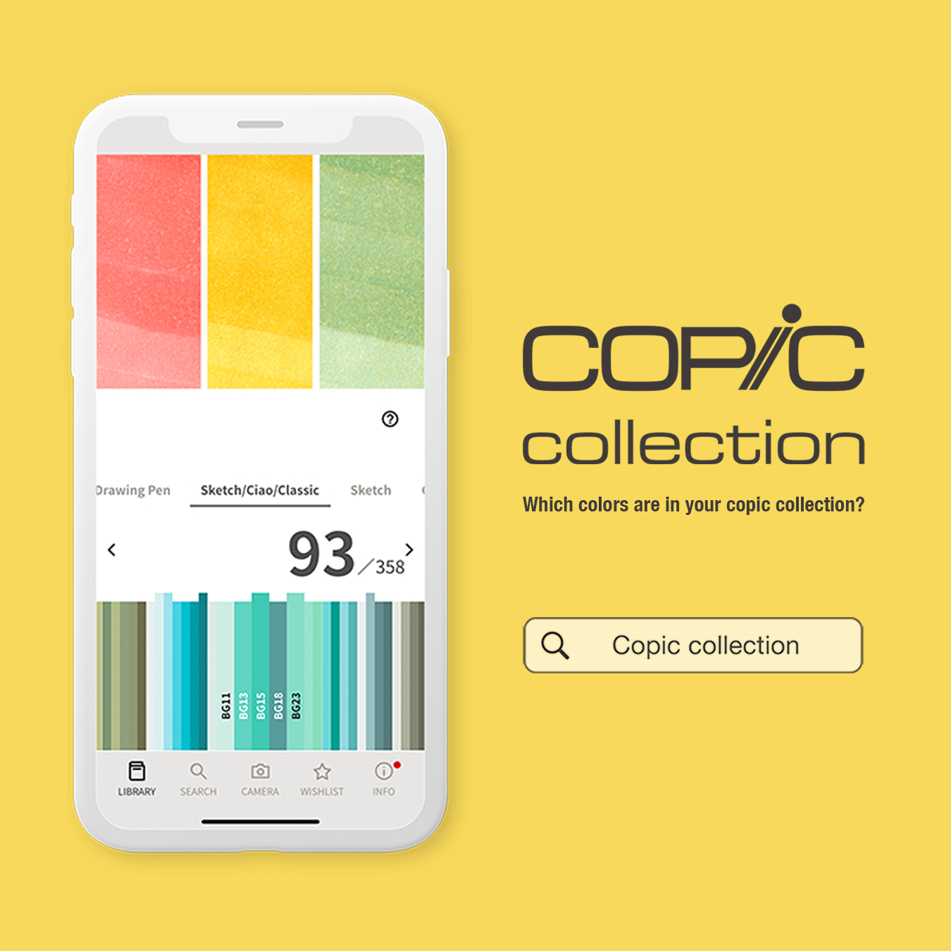 ‘Copic Collection’ App