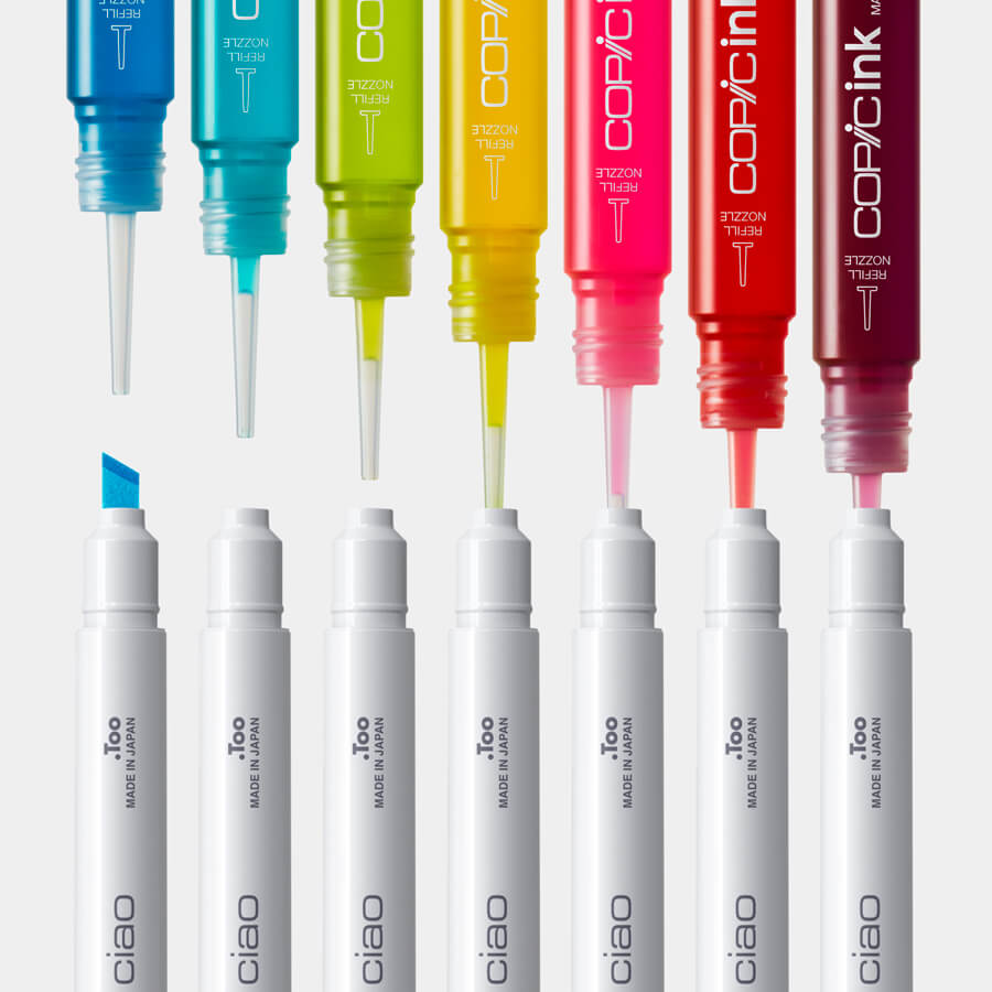 Refillable with Copic Ink